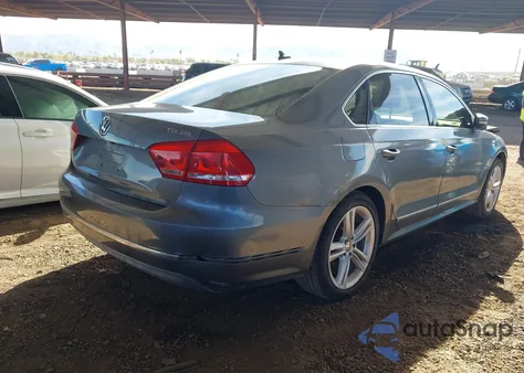2014 Volkswagen Passat 2.0L Tdi Sel Premium from USA, damaged, VIN 1VWCN7A3XEC004642